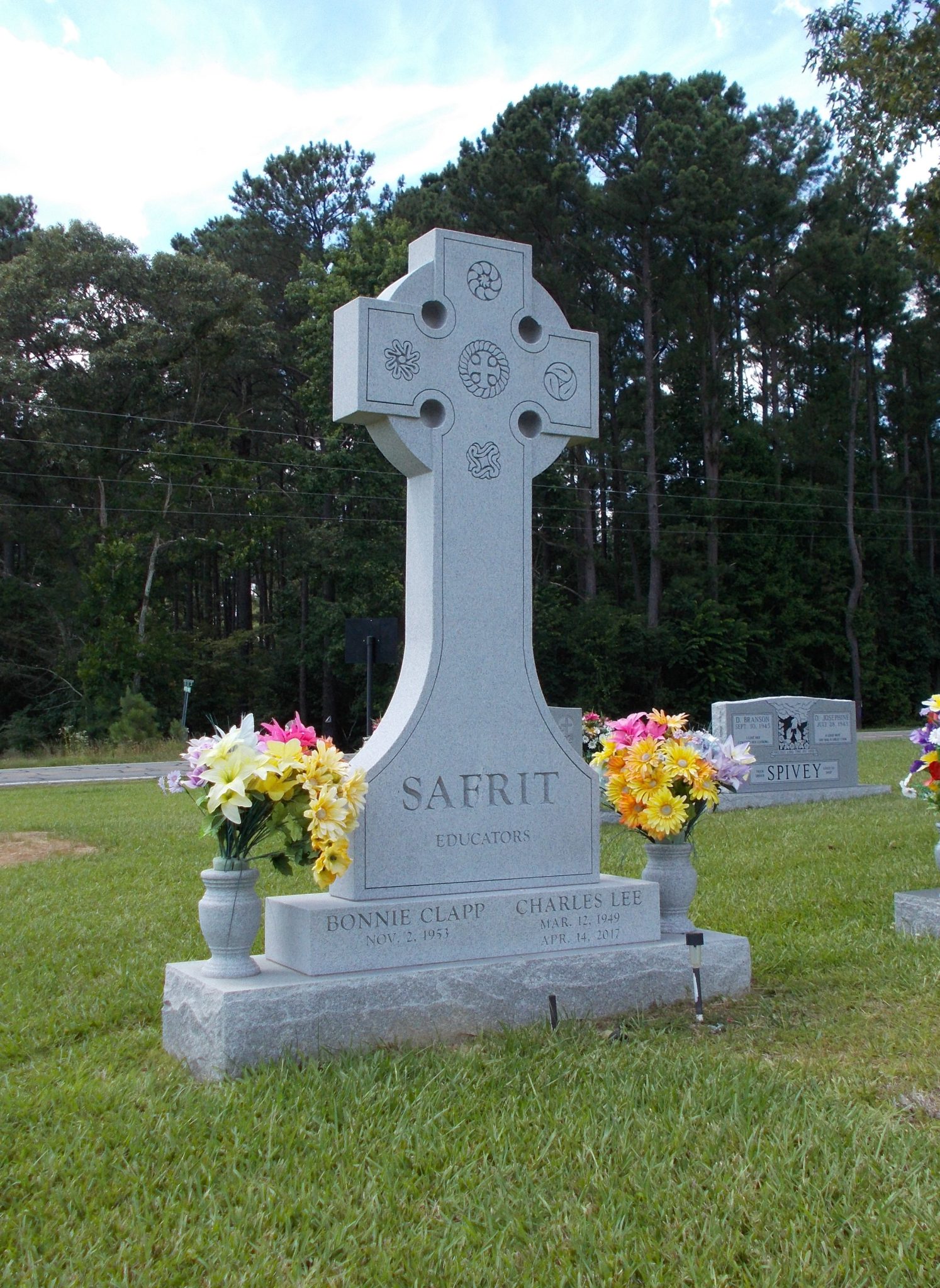 Bench Cross Statue Veterans Memorials Chatham Monument Company